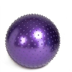 Minge de gimnastica cu puncte de masaj rosu DAYU-FITNESS