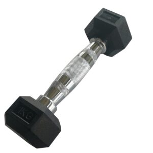 Gantera hexagonala cauciucata, 1 kg, Sveltus SVELTUS