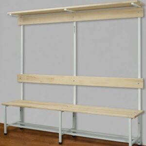 BANCA METALICA VESTIARE ,CU SPATAR SI SUPORT PENTRU GENTI,COD 207-GENTI