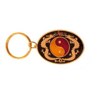 Breloc Oval Ying Yang