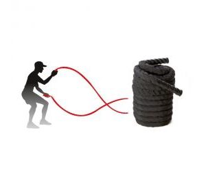 Franghie antrenament Battle Rope, 12 m