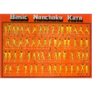 Poster arte marțiale H-221 - Nunchaku