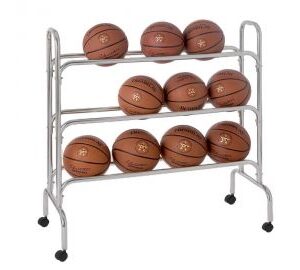 Stativ pentru mingi, cu 4 roti