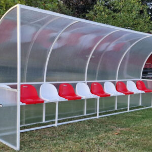 BANCA REZERVA JUCATORI FOTBAL, 10 LOCURI, CU SCAUNE