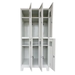 Vestiar metalic 3x6 usi cu picioare, 90x45x190cm, COD 4926A (NOU)