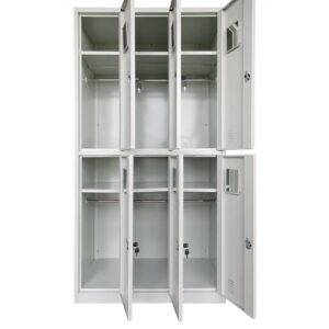 Vestiar metalic 3x6 usi cu picioare, 90x45x180cm, COD 4176 (NOU)