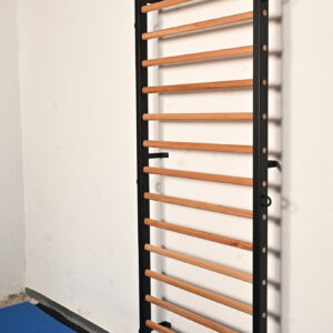 SPALIER CU LATERALE DIN  METAL SI  BARE DIN LEMN, 2.4X0.9 M, COD 277