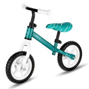 Bicicleta de echilibru NILS FUN RB134 10'', Verde