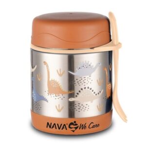 Caserola inox Nava We care 350 ml Dino Brown