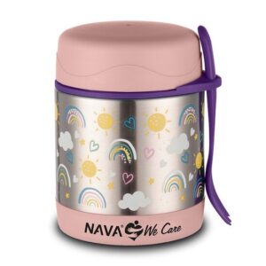 Caserola inox Nava We care 350 ml Sunshine Pink