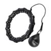 Cerc Hula Hoop cu Greutate HMS HHW02 43 cm, Negru