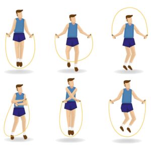 Coarda de sarit inSPORTline JumpSet