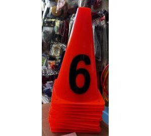 Con (jalon) 23 cm, numerotat