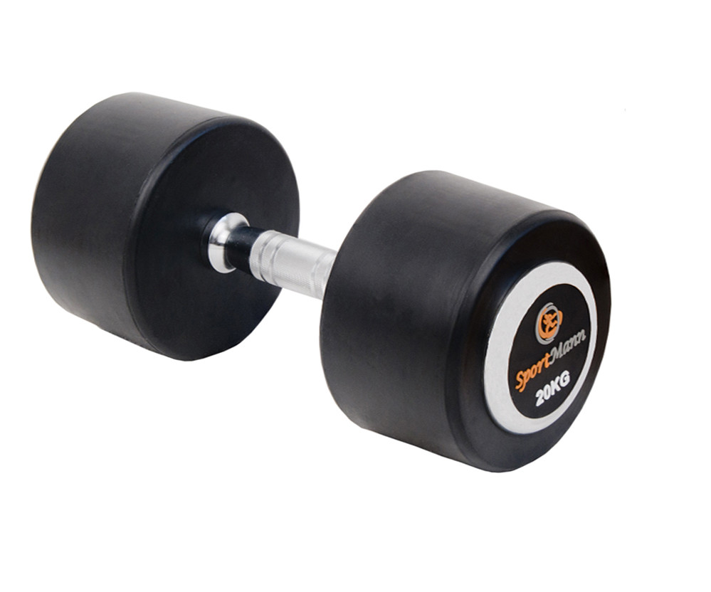gantera-cauciucata-sportmann-deluxe-20-kg