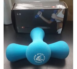 Gantere din neopren 3 kg - set de 2 bucati