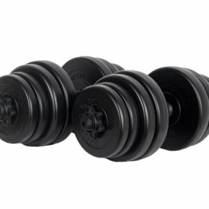 Gantere PVC cu ciment 2x15kg Sportmann