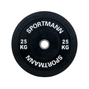 Disc Greutate Cauciuc SPORTMANN - 25 kg / 51 mm
