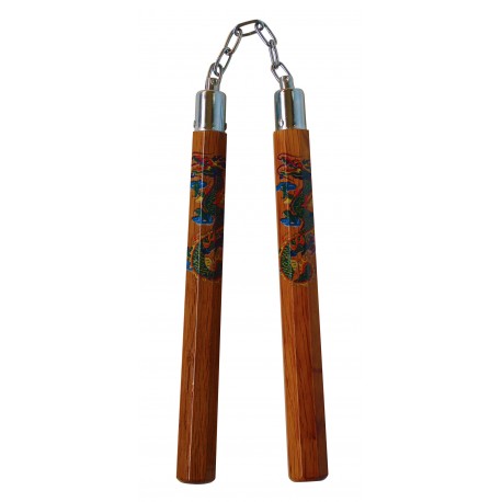 nunchaku-din-lemn-cu-lant-dragon-c101