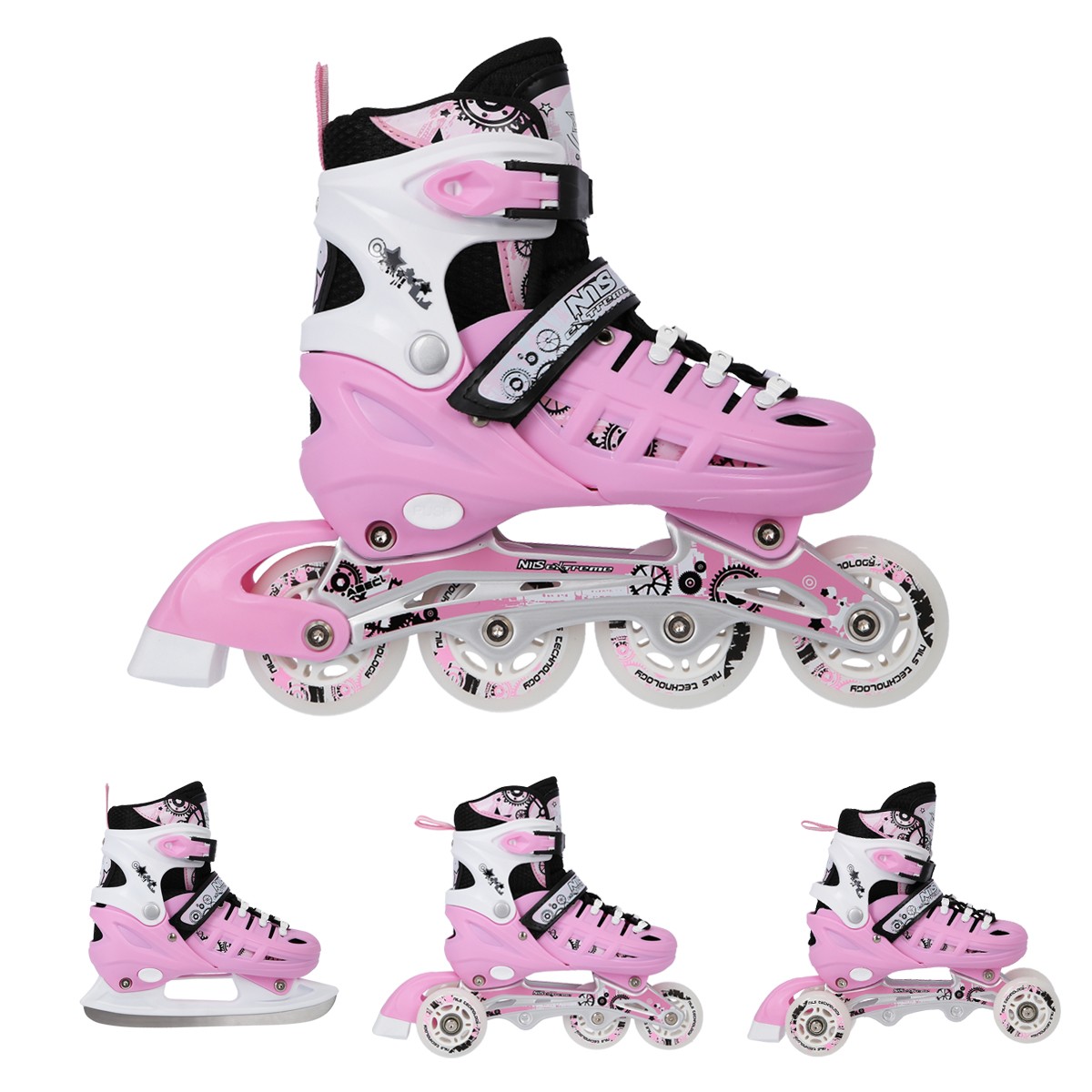 role-reglabile-4in1-nils-extreme-nh10905-roz