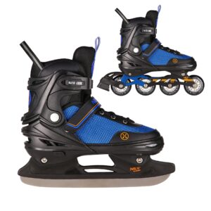 Role/Patine 2IN1 Nils Extreme NH18188, Negru/Oranj