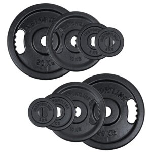 Set Greutati Fier inSPORTline Castblack 2 ? 20 kg/50 mm