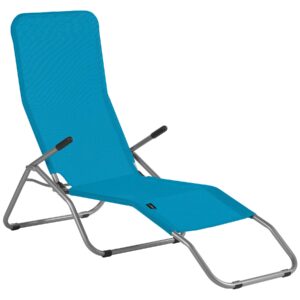 Sezlong pliabil Nils NC3017, Turcoaz