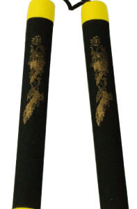 Nunchaku spuma Galben/Negru/Galben