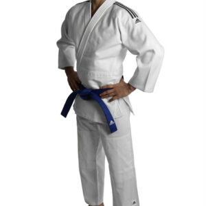 Kimono Judo Adidas Club J350 cu linii negre