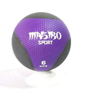 Minge medicinala din cauciuc antiaderent  6 kg Masibo Sport